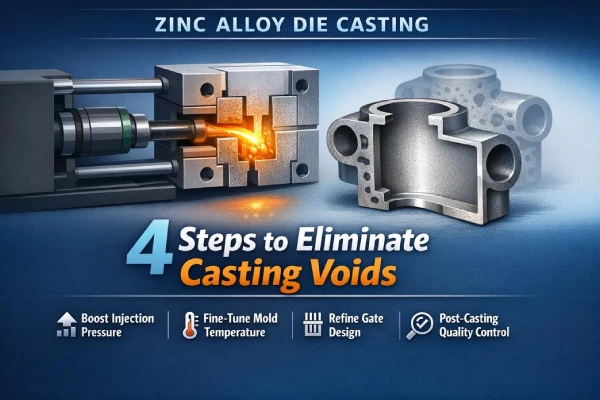 4-Step Process for Eliminating Porosity in Zinc Alloy Die Castings