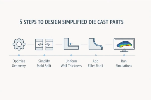 5 Steps to Simplify the Design of Aluminum Die Casting Parts