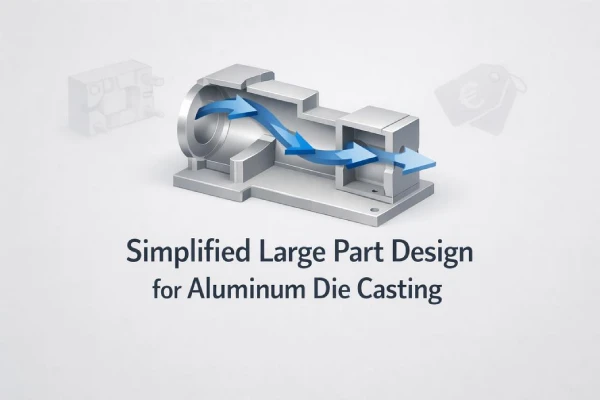 Aluminum Die Casting Large Part Design for Simplified Casting