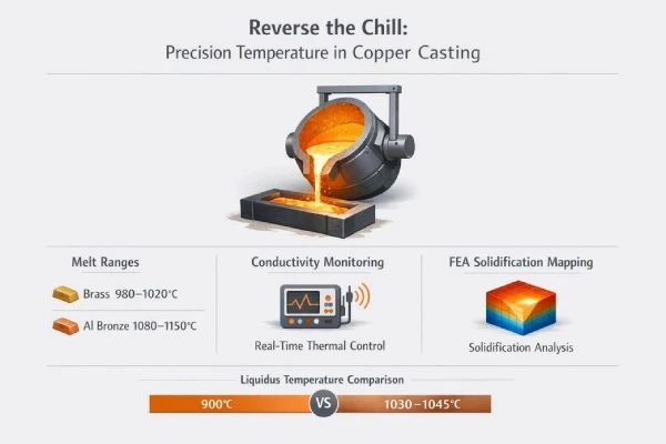Reverse the Chill Copper Casting Pouring Temperature Secrets