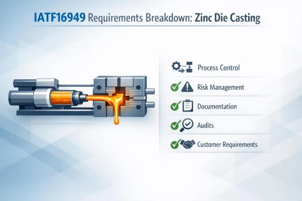 IATF 16949 Compliance Requirements for Zinc Die Casting