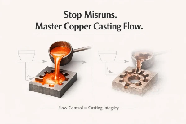stop misruns master copper casting flow